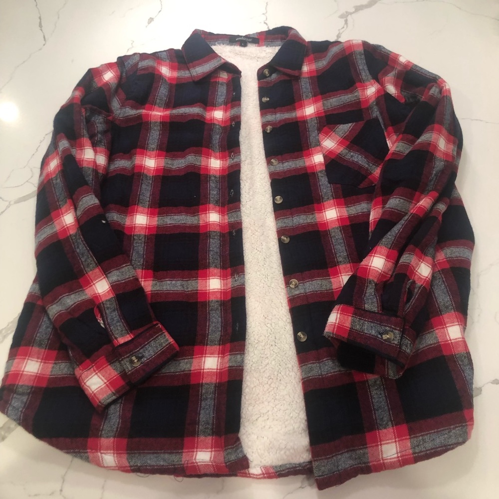 Flannel Shirt With Fleece Inside!!